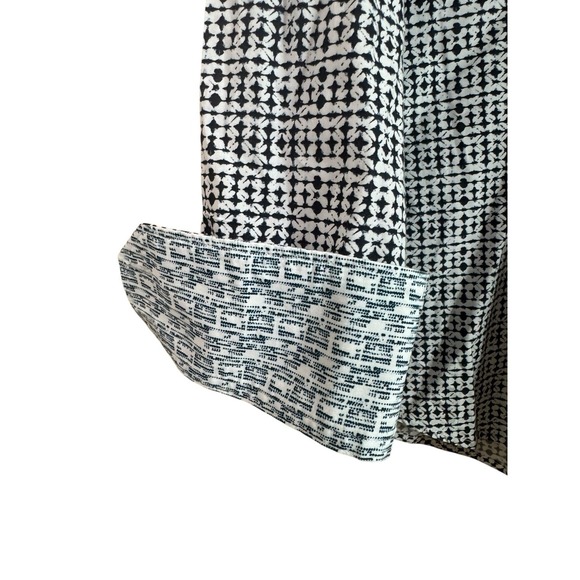 Robert Graham Men's Shirt XL  Flip Cuffs Button‎ Up White Black Abstract - Picture 7 of 7